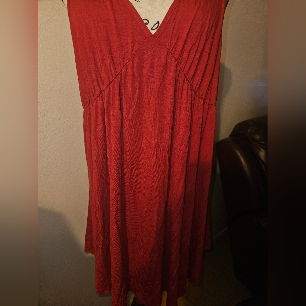 Cheibear Womans Red Chemise NWT Size L - Picture 2 of 11
